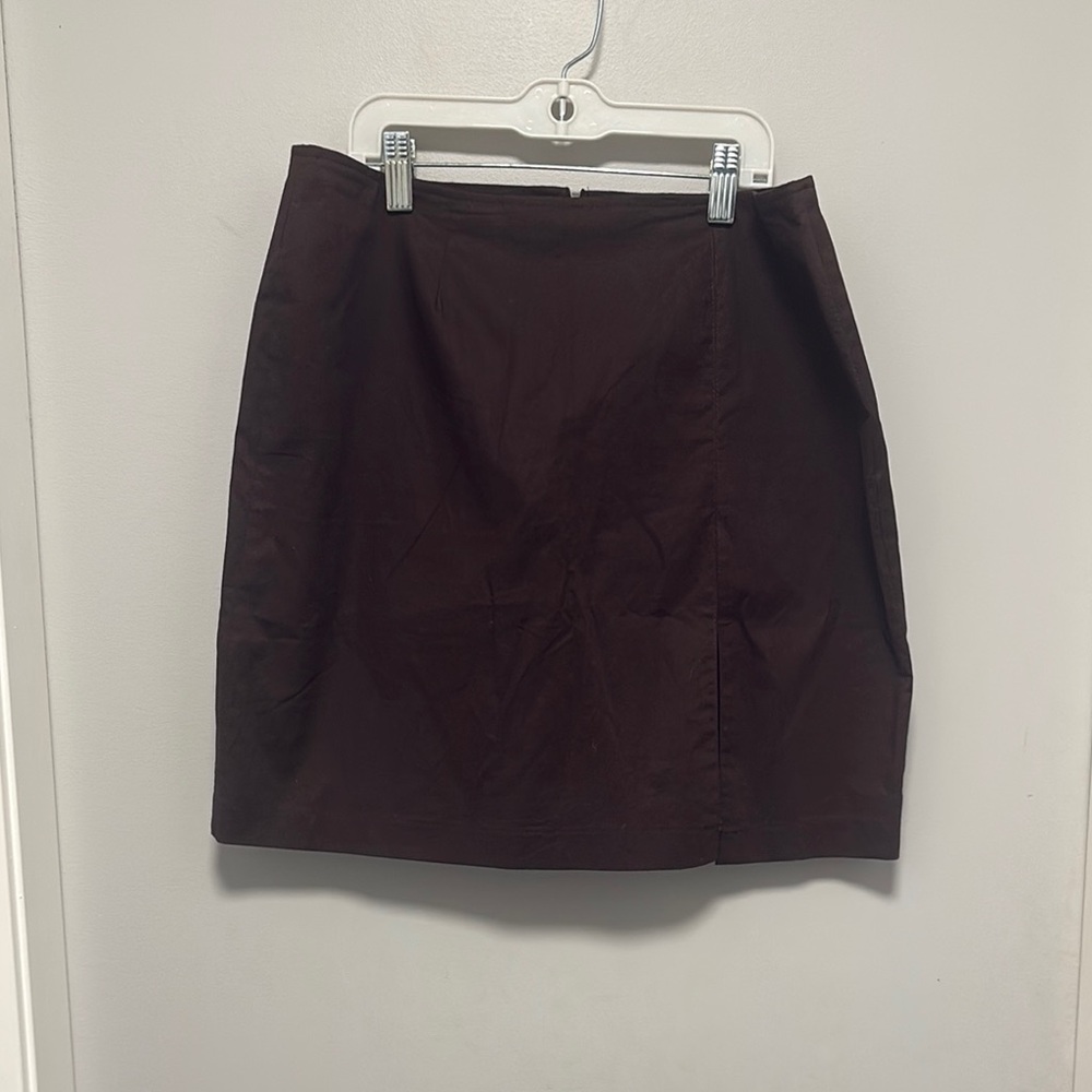☀️Chocolate brown Bali skirt size 8